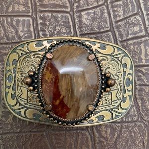 Marble Stone Belt Buckle